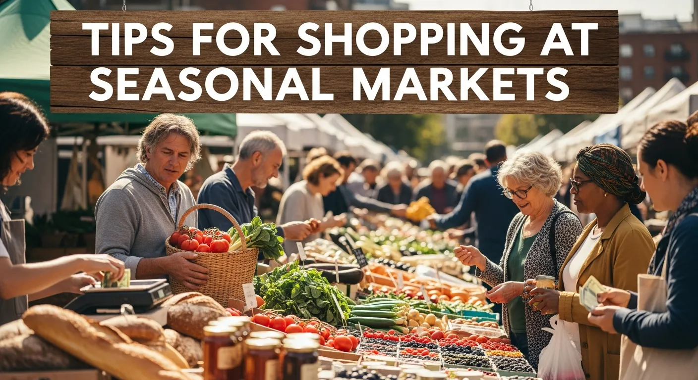 Tips for Shopping at Seasonal Markets
