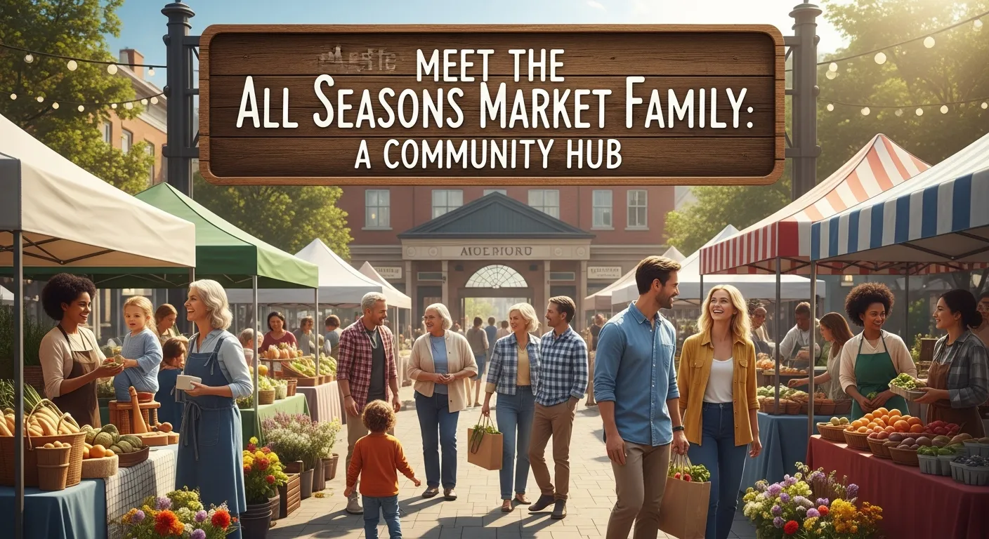 Meet the All Seasons Market Family A Community Hub
