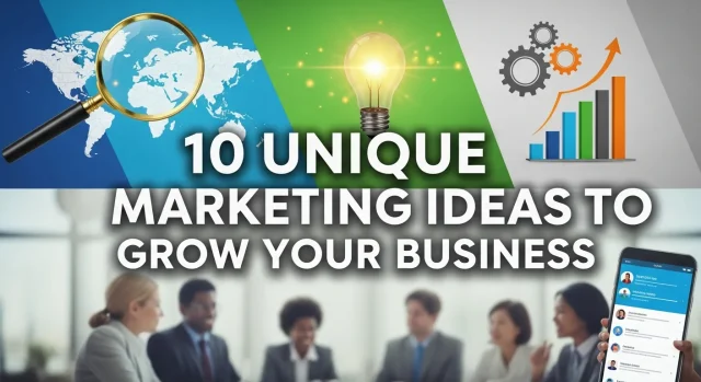 10 Unique Marketing Ideas to Grow Your Business