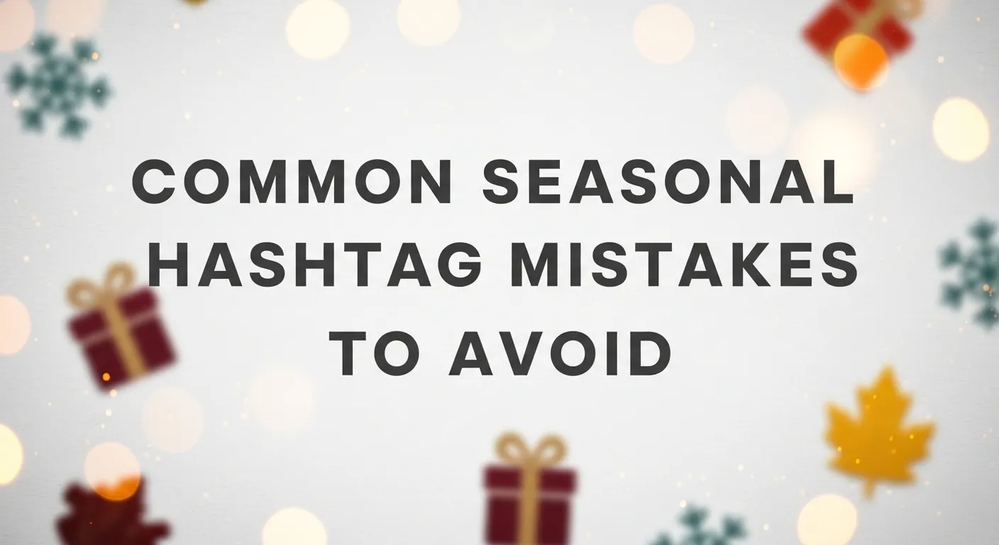 Common Seasonal Hashtag Mistakes to Avoid