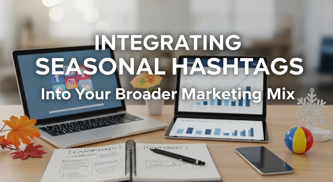 Integrating Seasonal Hashtags into Your Broader Marketing Mix