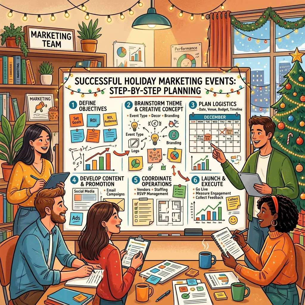 How should you plan holiday marketing events