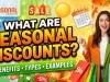 What Are Seasonal Discounts? Benefits, Types, and Examples What Are Seasonal Discounts Benefits, Types, and Examples